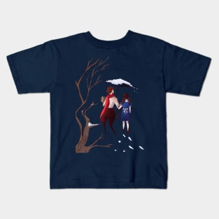 Tumnus and Lucy Kids T-Shirt